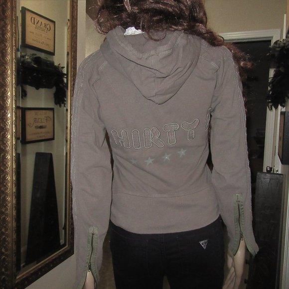 Hoodie Dark Green Garages size small - Picture 7 of 7